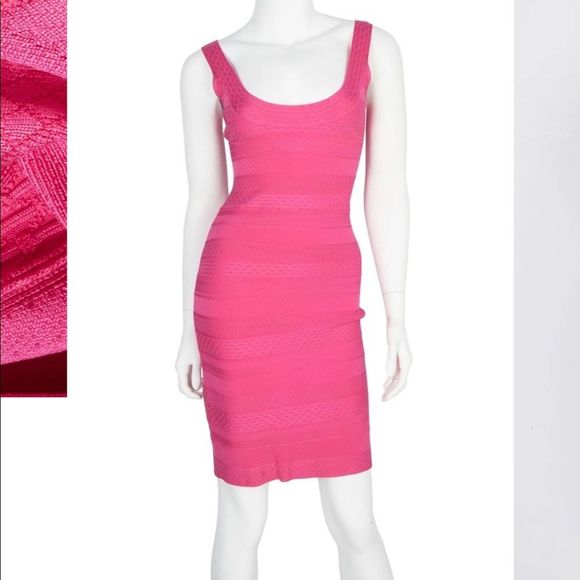 Herve Leger Dresses & Skirts - Herve Leger Hot pink